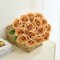 15pcs Terracotta Fake Roses Artificial Silk Flowers Faux Rose